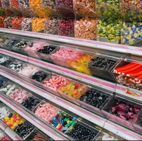 Süßigkeiten-Display