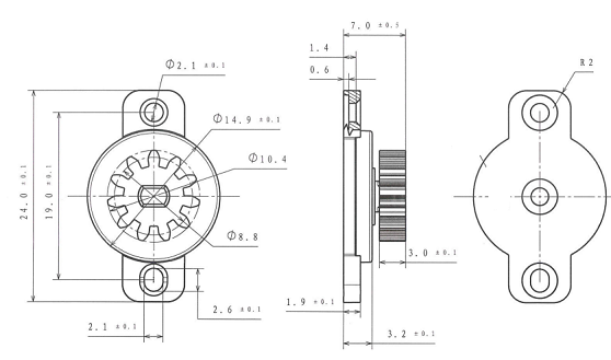 Peredam Gear Tork Peredam Gear Mekanikal