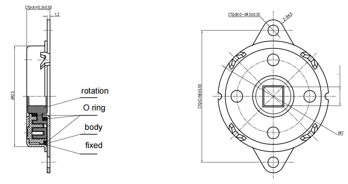 TRD-47A bidirectional damper